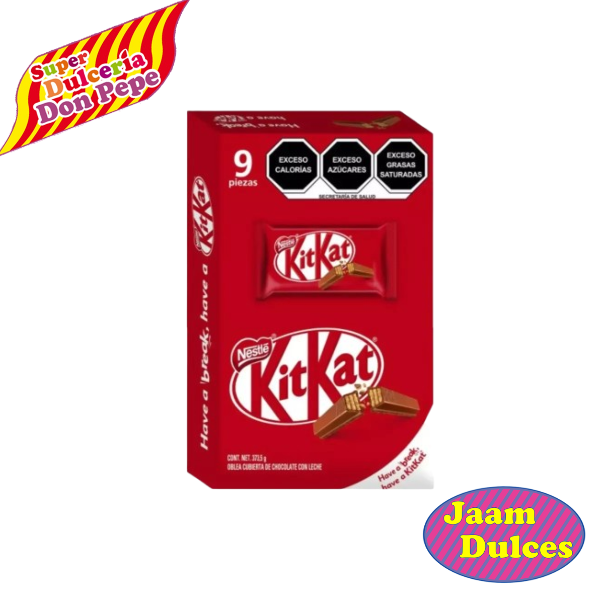 Chocolate Kit Kat 9 piezas