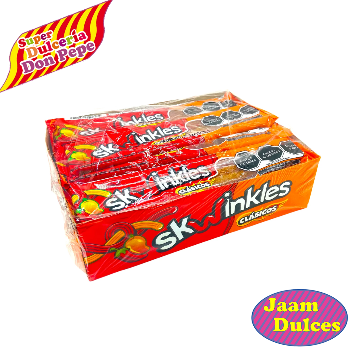 Gomita Skwinkles Mango/chamoy 12 piezas