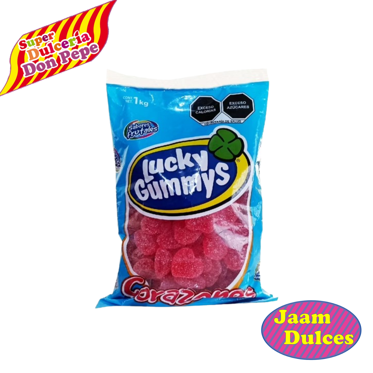 Gomita Lukcy Gummys Corazones 96gramos