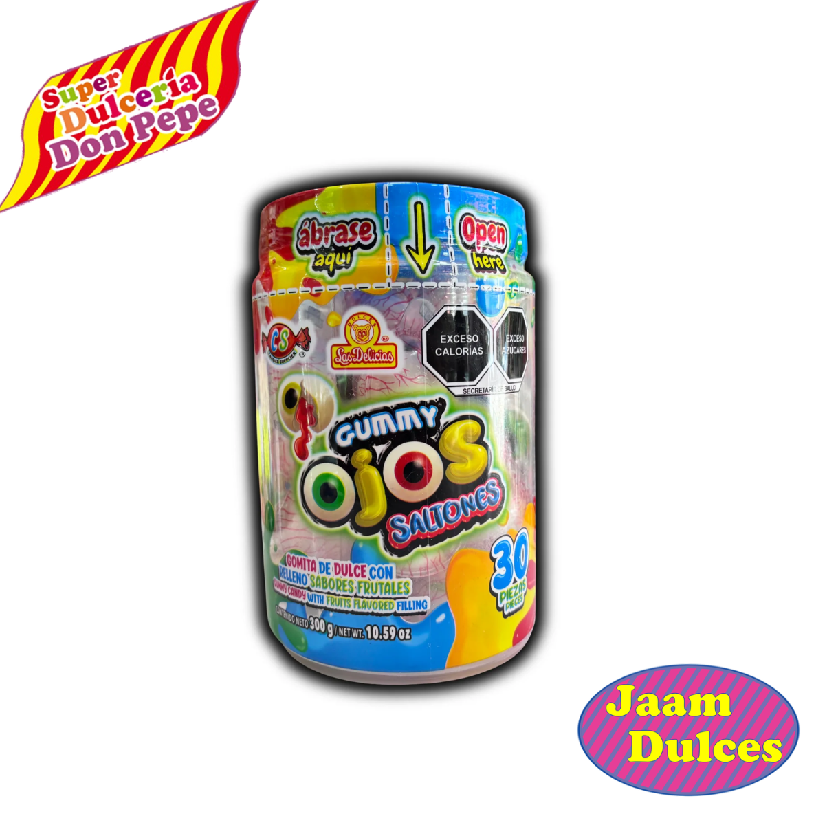 Gomita Gummy Ojos Saltones 30 piezas