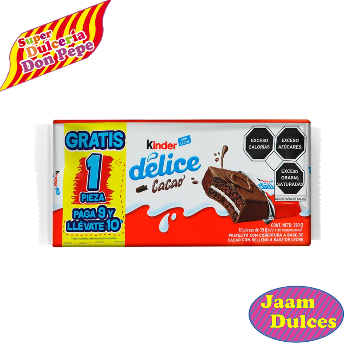 Chocolate Kinder Delice 9+1