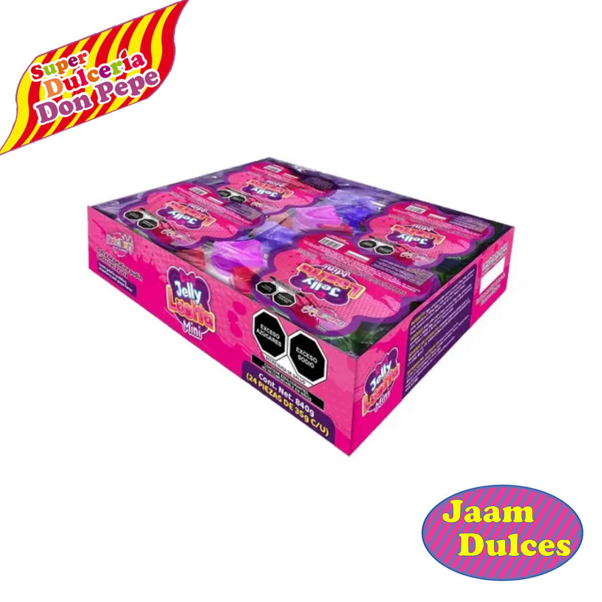 Gelatina Mini Jelly Losita 24 piezas