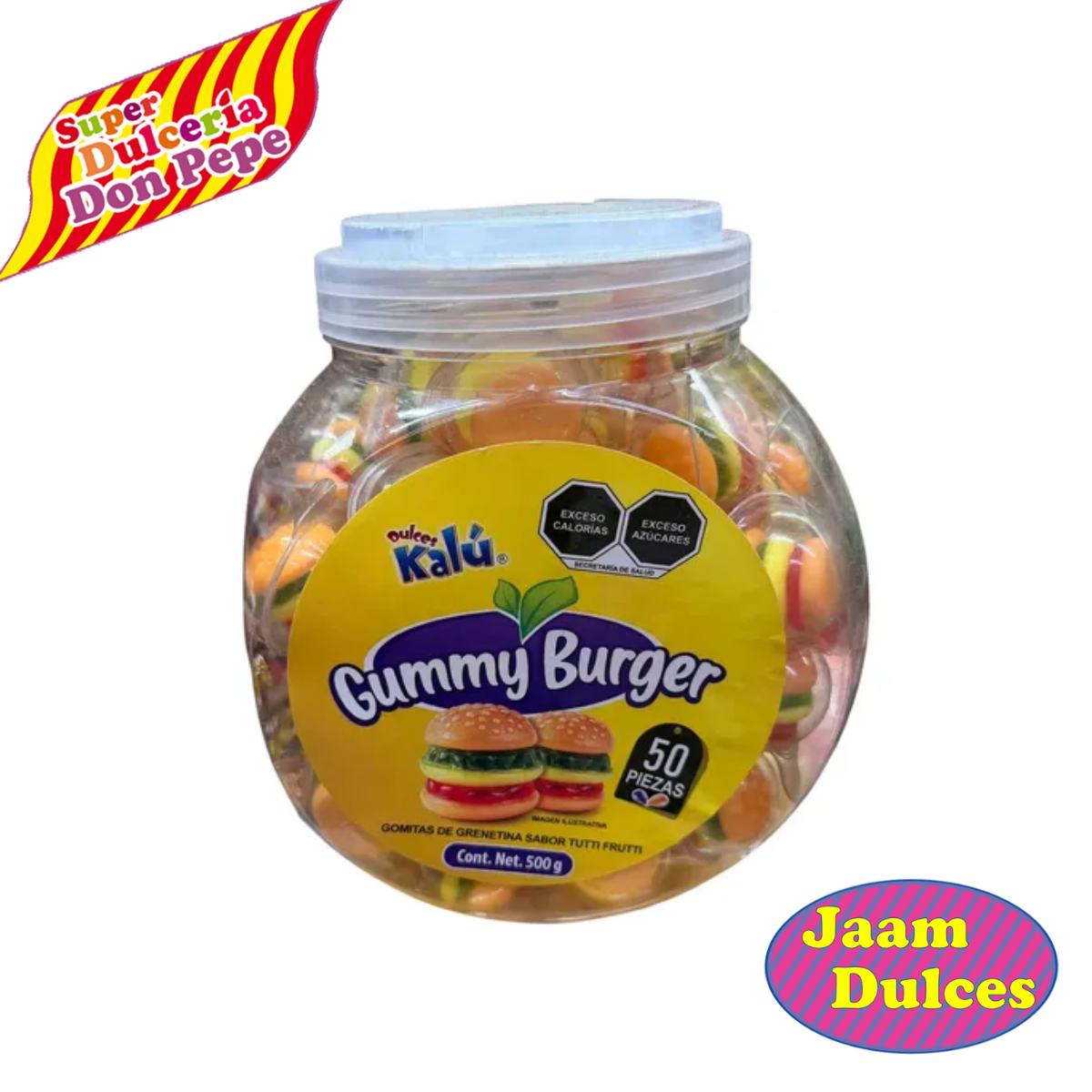 Gomita GUMMY Burger 50 piezas