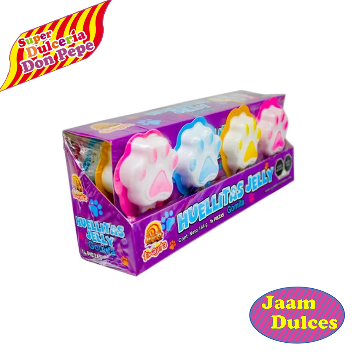 Gomita Jelly Huellitas 16 piezas