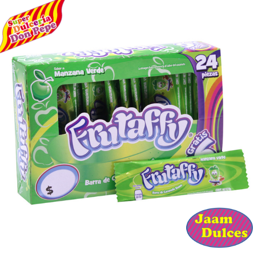 Caramelo Frutaffy Manzana Verde 24 Piezas