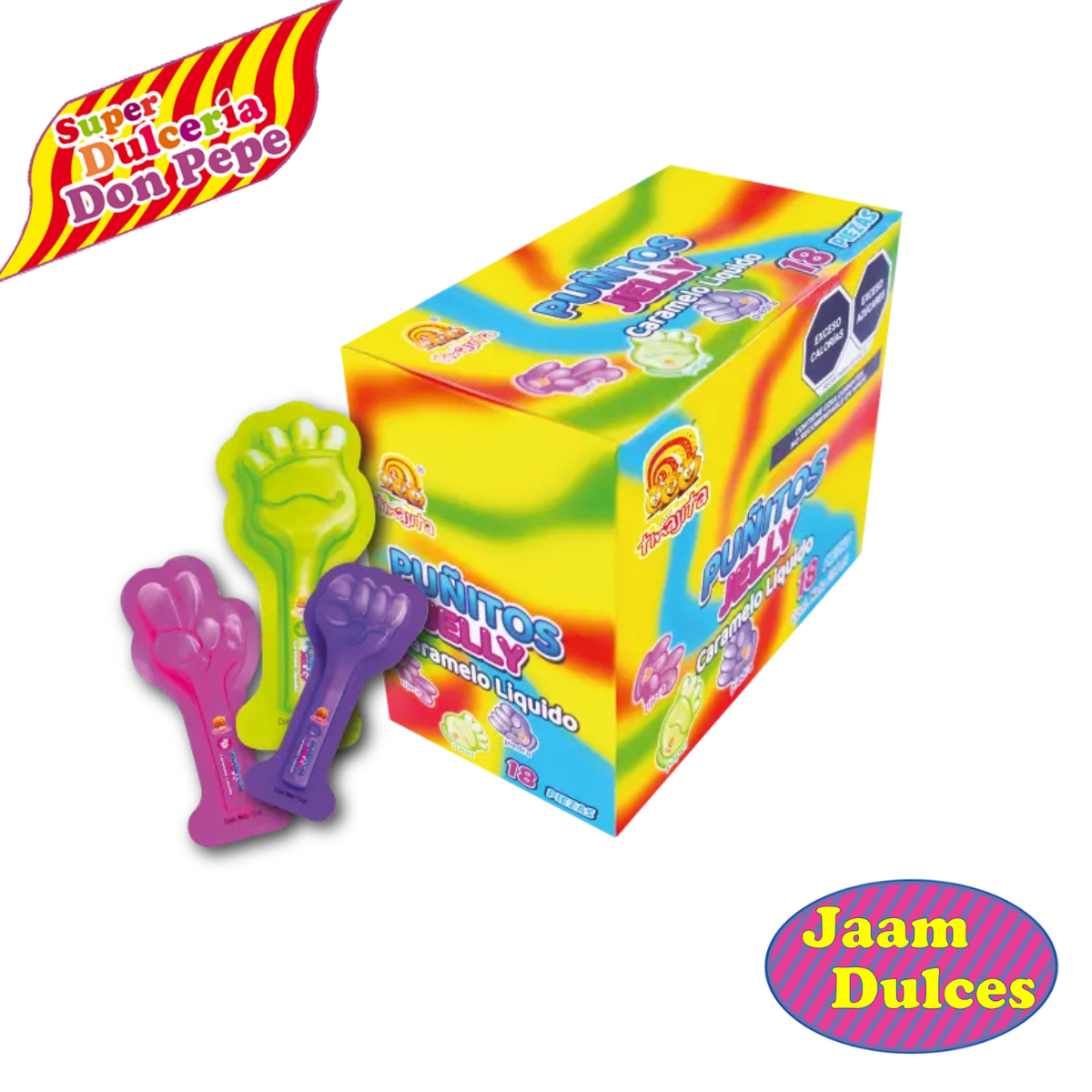 Caramelo Puñito Jelly 18 piezas