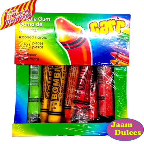 chicle-bombi-crayon-24-piezas