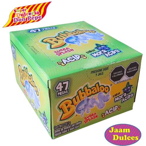 chicle-bubbaloo-acid-47-piezas