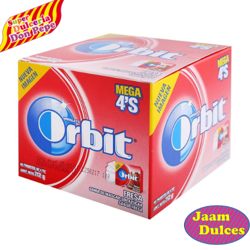 chicle-orbit-fresa-40-piezas