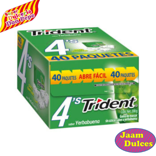 chicle-trident-4s-yerba-buena-40-piezas