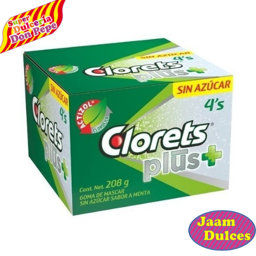 chicles-clorets-plus-s-24-40-piezas