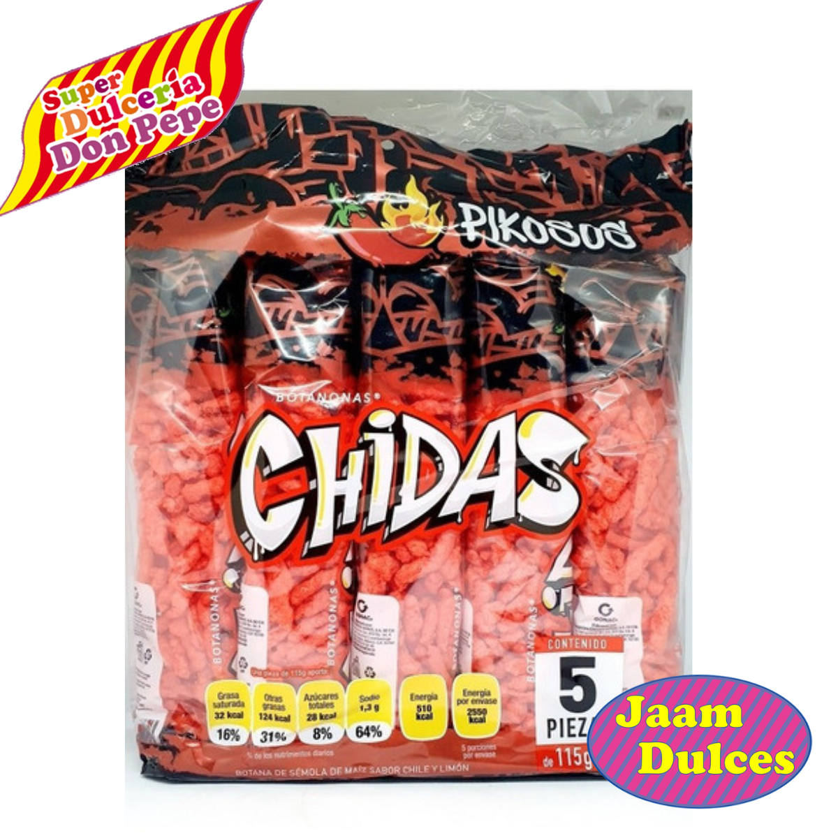 chidas-pikesos-5-piezas