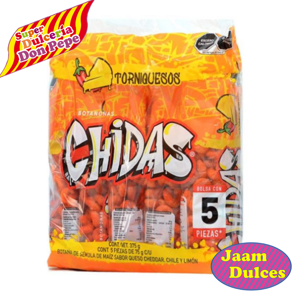 chidas-torniquesos-5-piezas
