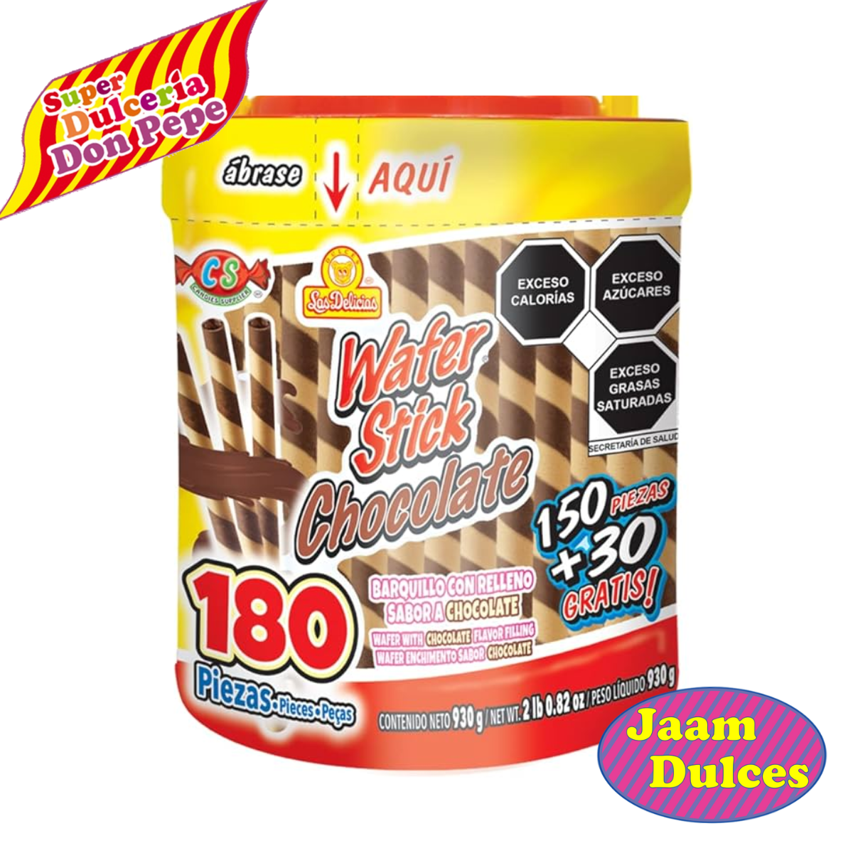 galleta-wafer-stick-180-piezas