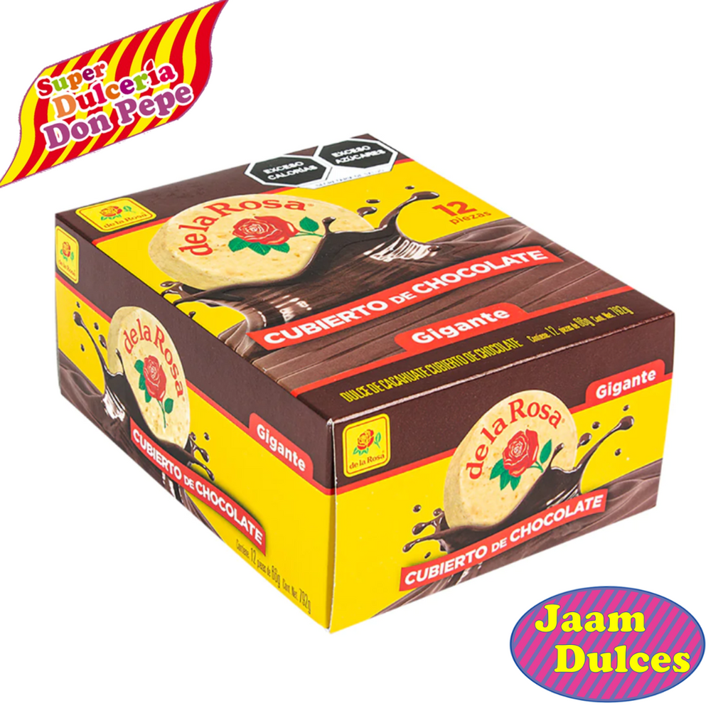 Mazapan Gigante Cubierto De Chocolate 12 Piezas